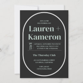 Convite de Casamento Minimalista