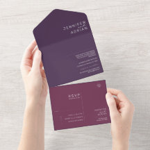 Convite de Casamento Minimalista