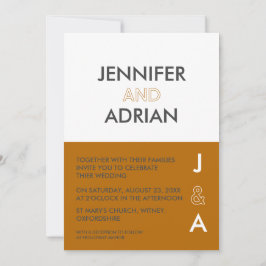 Convite de Casamento Minimalista