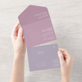 Convite de Casamento Minimalista