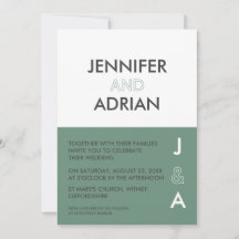 Convite de Casamento Minimalista