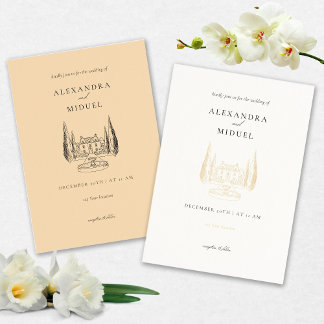 Convite de Casamento Minimalista