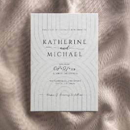 Convite de Casamento Minimalista