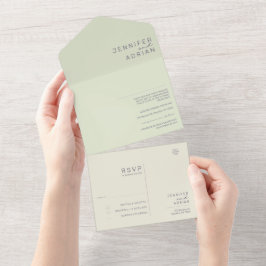 Convite de Casamento Minimalista