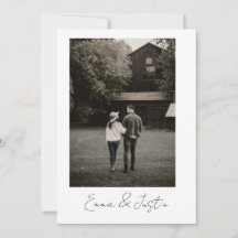 Convite de Casamento Minimalista