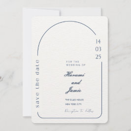 Convite de Casamento Minimalista Beige - Design de