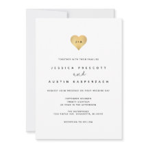 Convite de Casamento Minimalista Caprichoso