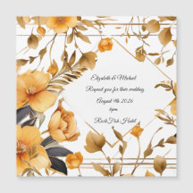 Convite De Casamento Minimalista Elegante