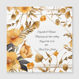 Convite De Casamento Minimalista Elegante