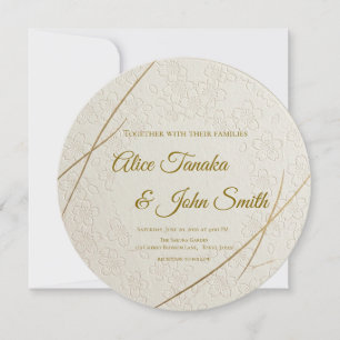 Convite de Casamento Minimalista Moderno – Elegant