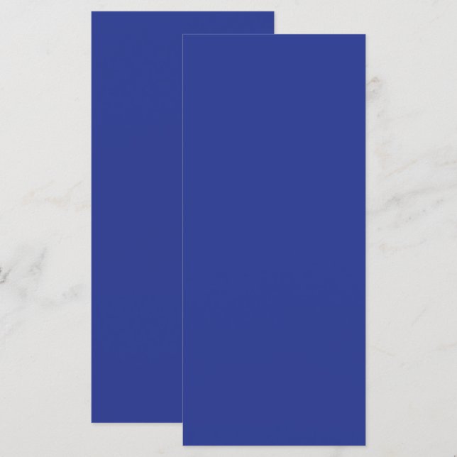 Convite de Casamento Minimalista Ousado em Azul Es (Frente/Verso)
