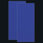Convite de Casamento Minimalista Ousado em Azul Es<br><div class="desc">Design de casamento minimalista moderno com fundo azul profundo sólido – perfeito para casamentos de verão elegantes ou formais durante todo o ano.</div>