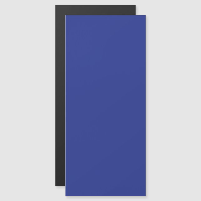 Convite de Casamento Minimalista Ousado em Azul Pr (Frente/Verso)