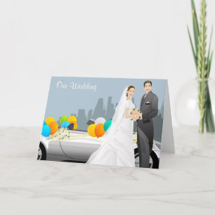 Convite de casamento moderno