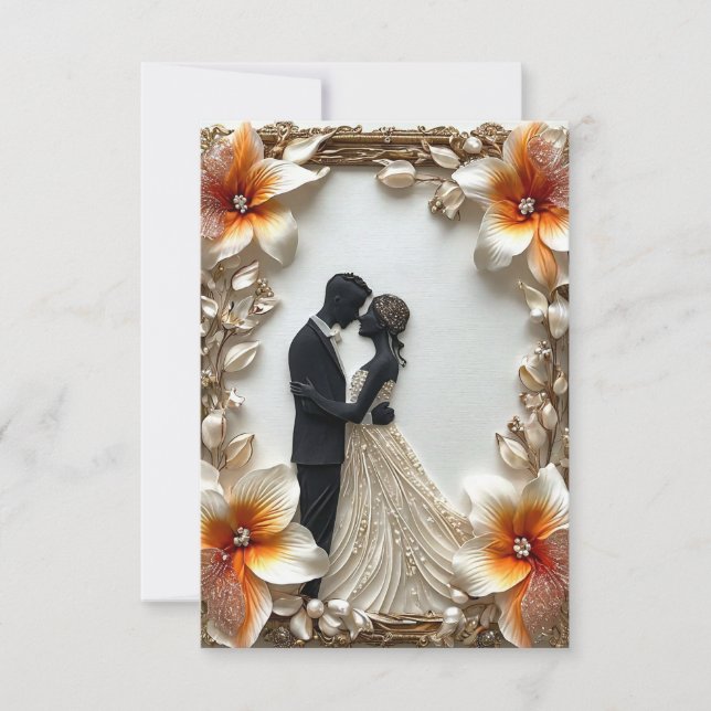 Convite de Casamento Moderno (Frente)