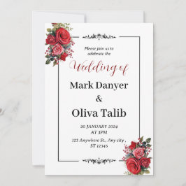 Convite De Casamento | Moderno e Elegante