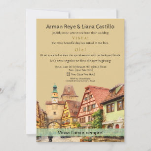 Convite de Casamento Moderno Elegância Viral Estét