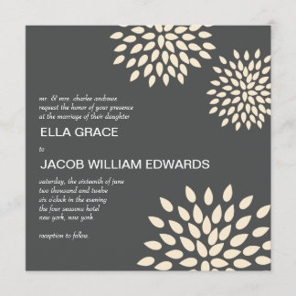 Convite de casamento moderno // Posh Petals // Van