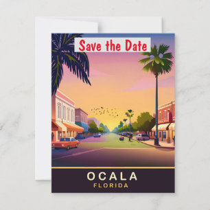 Convite de Casamento na Cidade Histórica de Ocala 