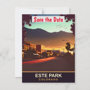 Convite de Casamento na Estrada da Montanha de Est