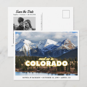Convite de Casamento na Montanha do Colorado - Car