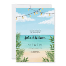 Convite de Casamento na Praia de Palm Beach com Lu