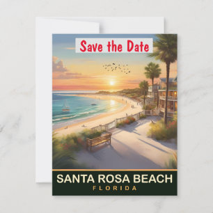 Convite de casamento na praia de Santa Rosa na Fló