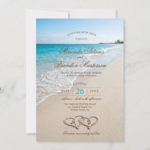 Convite de Casamento na Praia Projeto Oceano Turqu