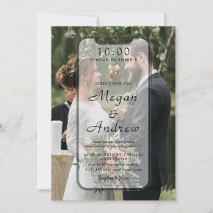 Convite de Casamento na Tela de Bloqueio do Celula