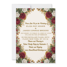 Convite de Casamento New York Rose