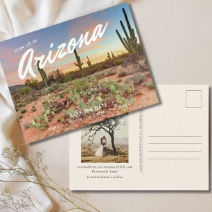 Convite de casamento no Arizona Postcard