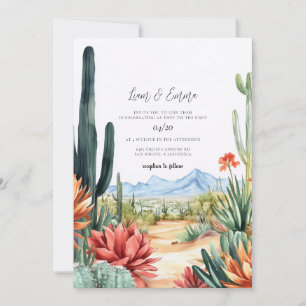 Convite de Casamento no Deserto de Scottsdale Ariz