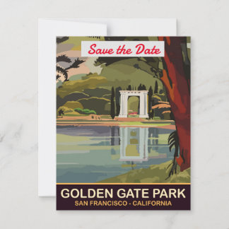 Convite de Casamento no Golden Gate Park São Franc