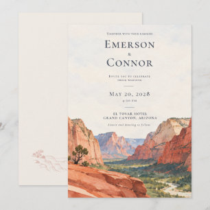 Convite de Casamento no Grand Canyon National Park