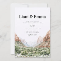 Convite de Casamento no Zion National Park