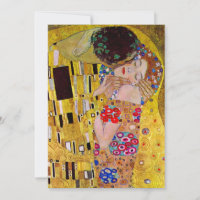 Convite de casamento; O Beijo de Gustav Klimt