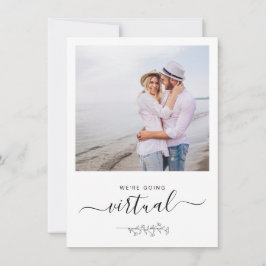 Convite de Casamento Online Minimalista com Foto