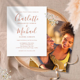 Convite de casamento orçamento foto terracota Scri