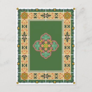 Convite de casamento ou Mehndi Hindu Muçulmano Ára