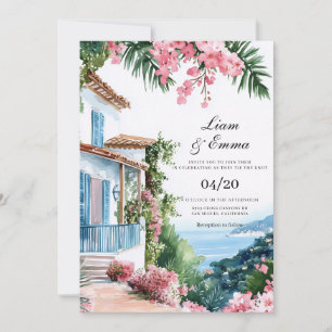 Convite de Casamento paisagem Cote d'Azur