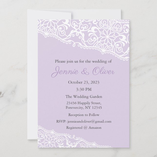 Convite de Casamento, Papelaria de Casamento, Noiv (Frente)