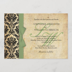 Convite de casamento para Arco de Vintage