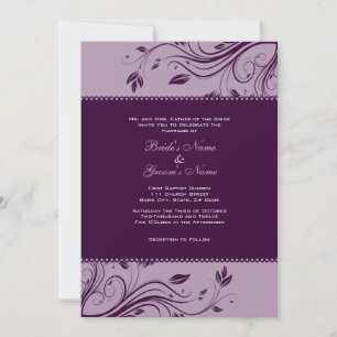 Convite De Casamento Para As Roxas De Fios