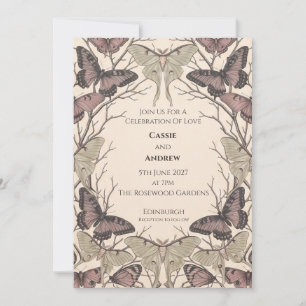 Convite de Casamento para Jardim com Chinoiserie A