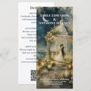 Convite de Casamento para Jardim Romântico