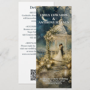 Convite de Casamento para Jardim Romântico