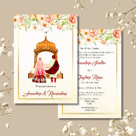 Convite de casamento para Punjabi convite para cas