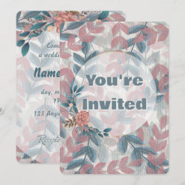 Convite de Casamento Peony