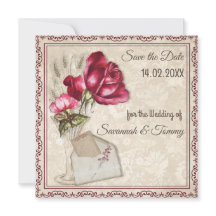 Convite de casamento personalizado