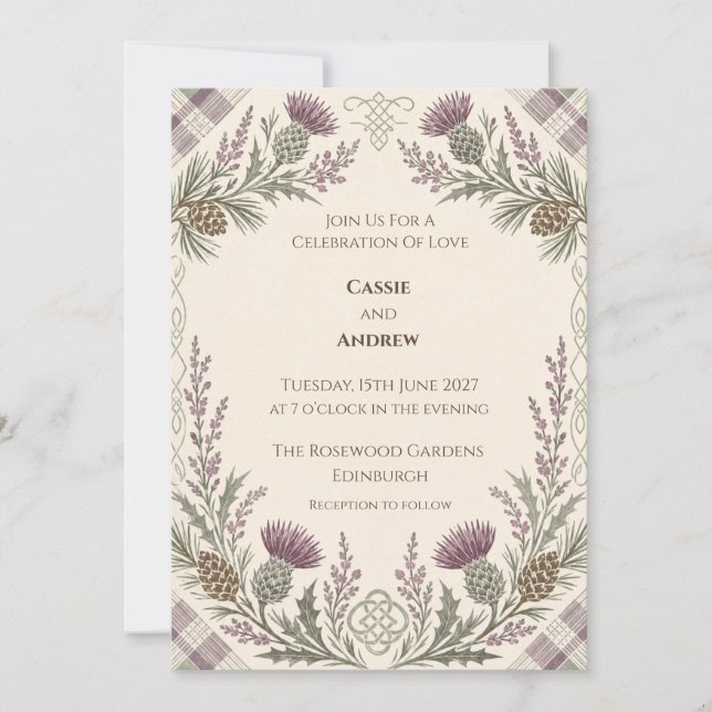 Convite de Casamento Personalizado (Frente)
